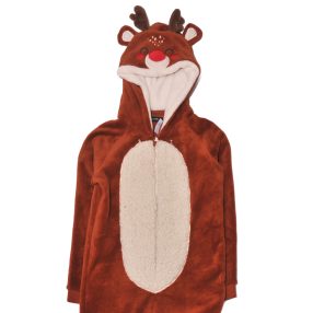  Barna, rénszarvasos kezeslábas (152)