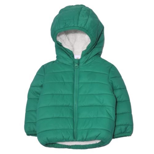  Zöld szőrme béléses télikabát ( 68-74)