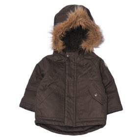  Barna vízlepergetős anyagú télikabát (68)