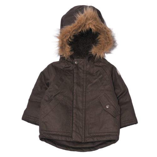  Barna vízlepergetős anyagú télikabát (68)