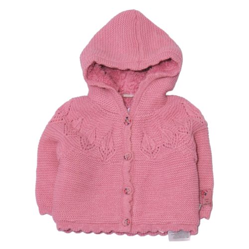 Name it - Rózsaszín szőrme béléses kis kabát, kocsikabát (62)