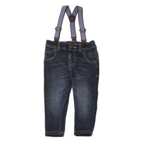  Kék farmernadrág kantáros övvel ( 68-74)