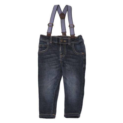  Kék farmernadrág kantáros övvel ( 68-74)