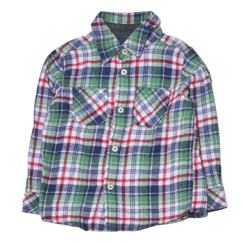  többszínű, kockás flanel ing ( 98-104)