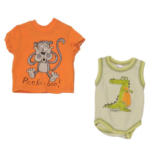  Cherokee/Scamp - Narancssárga, Zöld ruhaszett ( 56-62)