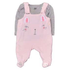  H&M / Baby - Rózsaszín, Szürke ruhaszett (56)