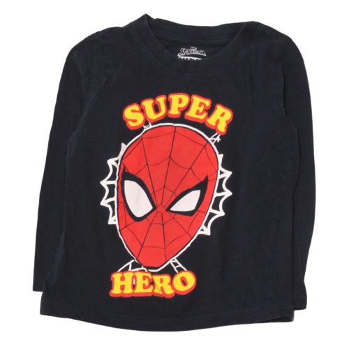  Marvel, Spider-man -  Sötétkék  hosszú ujjú póló ( 98-104)
