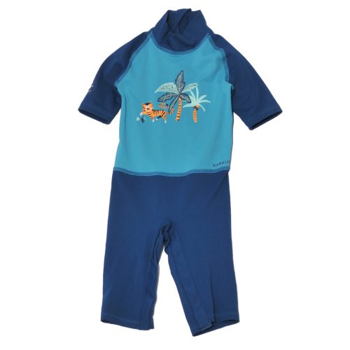 Kék, tigrises  úszóruha (98-104*)