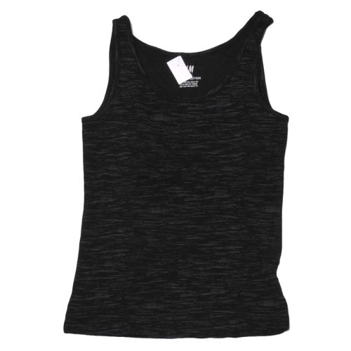  H&M -  Fekete-Szürke csíkos  trikó ( 134-140)