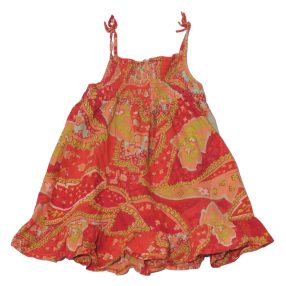 Next -  Piros, Narancssárga mintás  ruha (116)