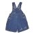 Kék, repülős  kantáros rövidnadrág ( 62-68)