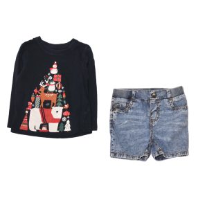 Kék ruha szett (98)