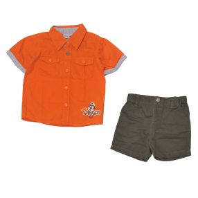 Narancssárga, Zöld ruha szett (80)