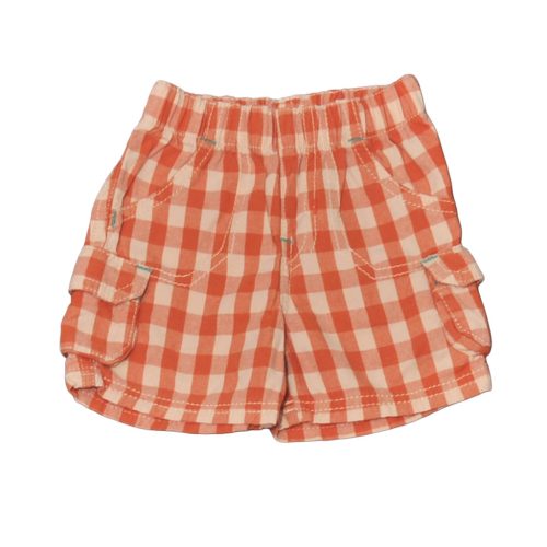 Disney - Barna kockás rövidnadrág (62-68)