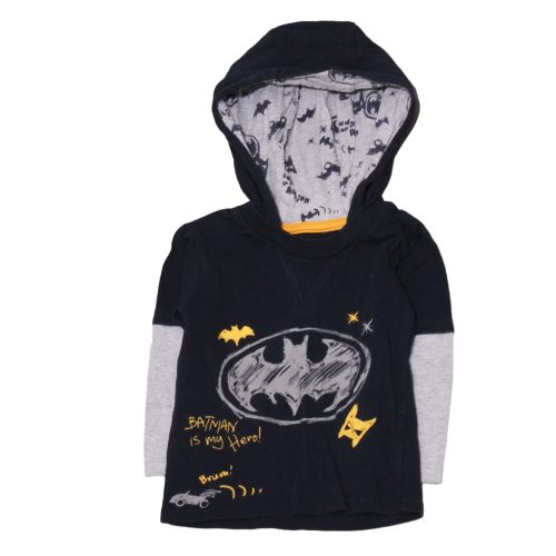 Batman - Kék, Szürke hosszú ujjú póló (68-74)