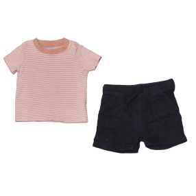 Kék,Barna ruha szett (68-74)