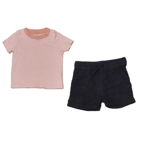 Kék,Barna ruha szett (68-74)