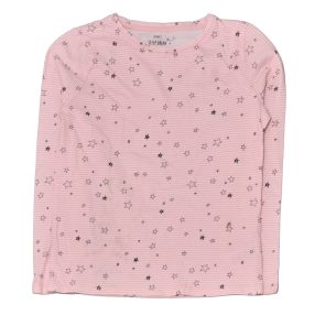  Rózsaszín-Fehér csíkos  pizsama felső ( 134-140)