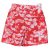 Piros, Fehér mintás  rövidnadrág (110-116)