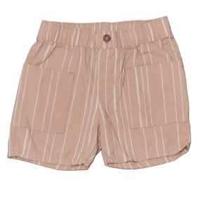 Barna-Fehér csíkos  rövidnadrág (98)