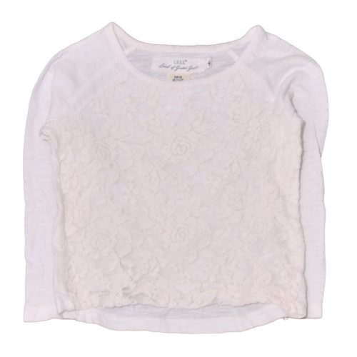  H&M -  Fehér  csipkés hosszúujjú felső (92)