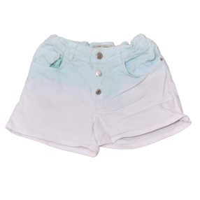  Zara -  Fehér, Türkiz rövidfarmernadrág (152)