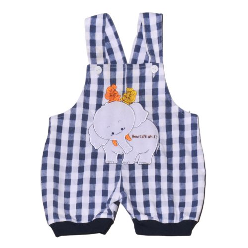 Kék-Fehér kockás Kantáros rövidnadrág (68*)