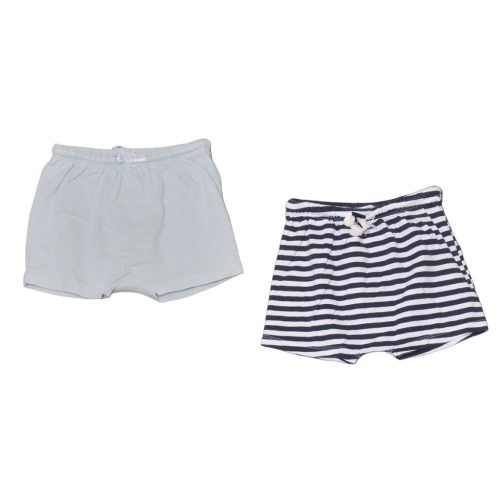 Kék, csíkos rövidnadrág szett (86)