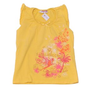 Citromsárga ujjatlan felső (128)