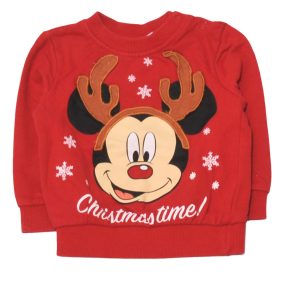 Disney, Mickey - Piros pulóver (74)