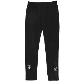 Fekete, TikTok bélelt nadrág (158)