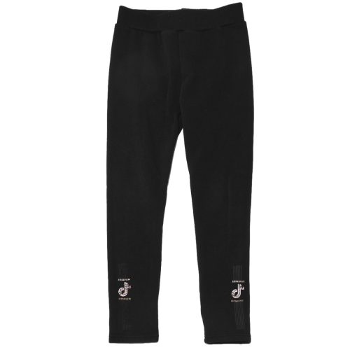 Fekete, TikTok bélelt nadrág (158)