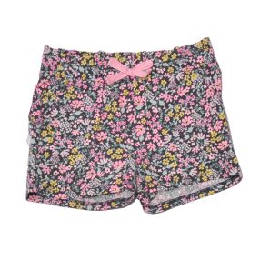 H&M - Sötétkék, virágmintás rövidnadrág (98-104)