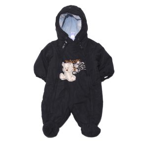 C&A - Sötétkék, macis overál (68)