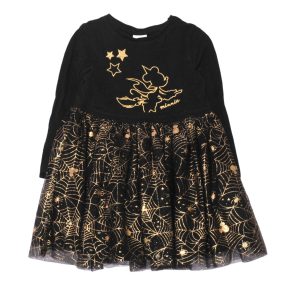   Disney, Minnie - Fekete, pókhálós, halloween alkalmi ruha (98-104)