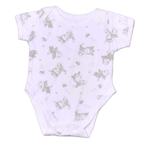 Fehér, zebrás rövid ujjú body (56)