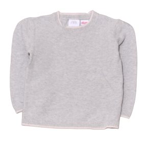 Zara - Szürke pulóver (80-86)