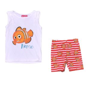 Disney, Nemo - Fehér, piros ruha szett (98-104)