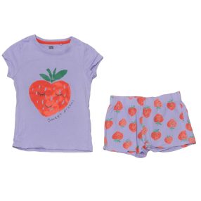 Lila, epres ruha szett (98-104)