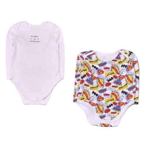 DC Comics/C&A - Fehér, mintás body szett (80)