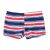 Piros-kék-fehér csíkos fürdőnadrág (92-98)