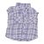 H&M - Kék kockás rövid ujjú blúz (92)