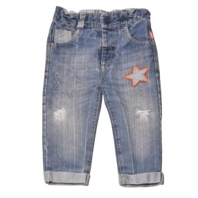 Kék, szaggatott farmernadrág (86)