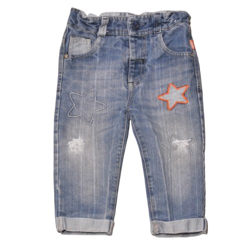 Kék, szaggatott farmernadrág (86)