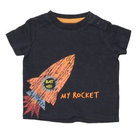 Sötétkék, űrhajós póló (56)