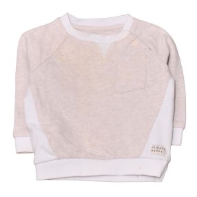 Drapp, melange pulóver (62-68)