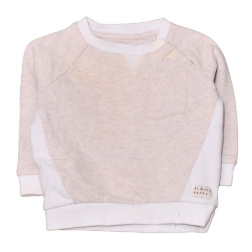 Drapp, melange pulóver (62-68)