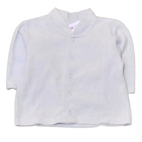 Világoskék, plüss kardigán (62-68*)