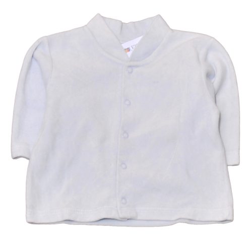 Világoskék, plüss kardigán (62-68*)