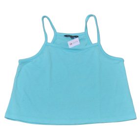 Kék ujjatlan top (140-146)